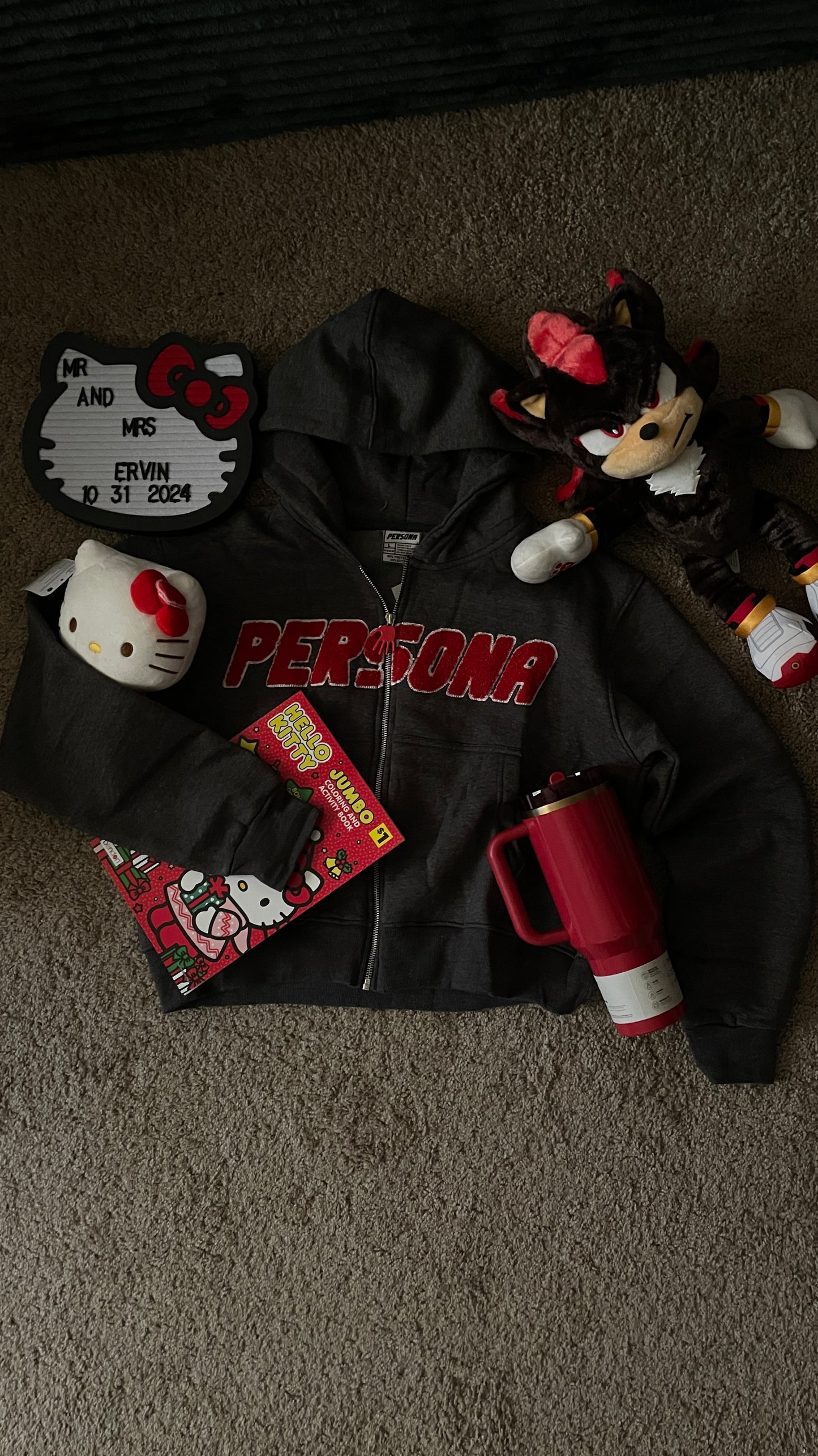 Shadow Persona Zip Up 🎈 (HIGHLY RECOMMENDED GO UP A SIZE)