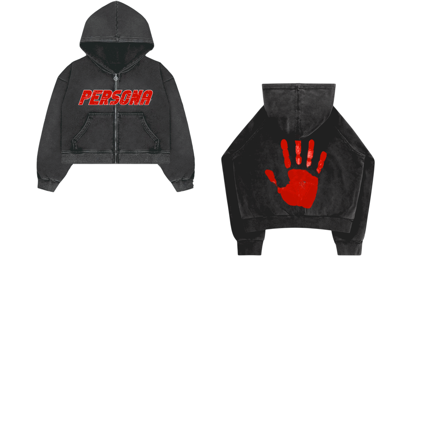 Shadow Persona Zip Up 🎈 (HIGHLY RECOMMENDED GO UP A SIZE)